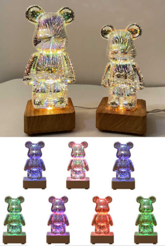 Нічник C 67113 висота 23 см, від мережі, проєкція, в коробці, ВИДАЄТЬСЯ ТІЛЬКИ МІКС КОЛЬОРІВ