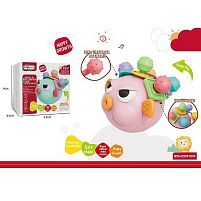 Брязкальце 368-40 “Риба фугу”, прорізувачі, тріскачка, в коробці