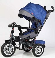 Велосипед 3-х кол. 8066 / 608-70 BestTrike "Perfetto" поворотне сидіння, колеса гумові безкамерні, кошик, фара музична, USB, Bluetooth, в коробці