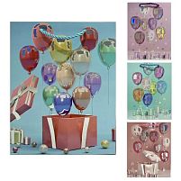 Пакет подарунковий паперовий L "Ballons" 31*41*12см Stenson R96934-L