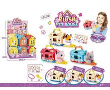 Набір тварин DR 5117 наліпки, будиночок, в коробці, ЦІНА ЗА 12 ШТУК В БЛОЦІ