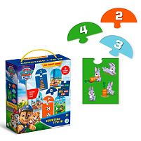 Навчальна гра Paw Patrol "Лічба від 1 до 10" 200621 "DoDo", пазли, цифри, в коробці