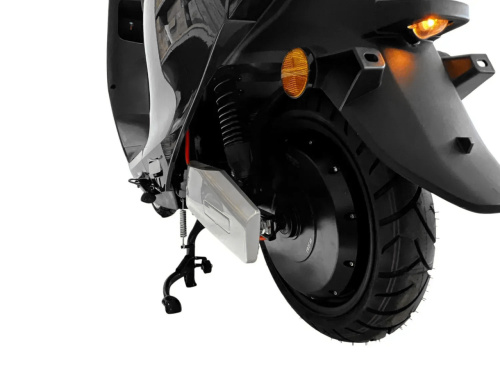 Електроскутер Aima GTX Black (колеса: Ø12", акб: 72V/30Ah/Li-ion/з'ємна, мотор: 2000W, пробіг на одному заряді до 80 км, до 70 км/год, чорний) фото 10