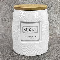 Банка для цукру "Storage jar" 850мл 10*10*13см Stenson (MC4549-S)