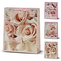 Пакет подарунковий паперовий S "Flowers" 18*23*10см Stenson R33073-S