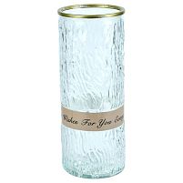 Ваза скляна "Best Wishes" 26*10см Stenson R93902