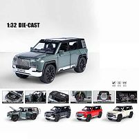 Машинка L-0816-09 4 кольори, "Авто Експерт", металопластик, 1:32, світло, звук, інерція, відчиняються двері, багажник, капот, в коробці, ВИДАЄТЬС