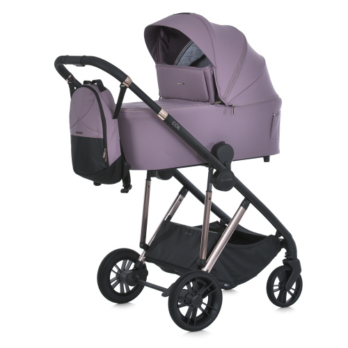 Коляска дитяча прогулянкова El Camino ME 1190 COIL Grape Pink (універсальна, 2в1)