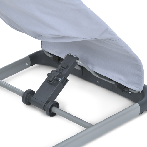 Крісло-шезлонг для немовлят (баунсер) El Camino ME 1178 IZZY Gray (з натурального льону, механізм гойдання: від рухів дитини) фото 6