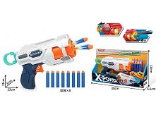 Пістолет 206 стріляє м’якими патронами, механічний принцип роботи, 8 патронів, в коробці