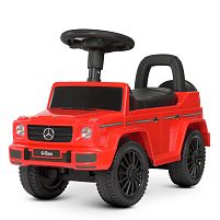 Дитяча машинка каталка-толокар "Mercedes" Bambi Racer 652-3 (музика, на батарейці, червона)