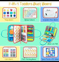 Логічна папка C 70899 7в1, фетрова, елементи на липучках, англ. абетка, форми, кольори, цифри, дошка пиши-стирай, 2 маркери, в пакеті