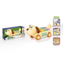 Музична каталка 858 ксилофон, клавіші, паличка, в коробці