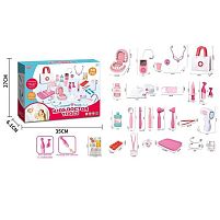 Набір лікаря A 83-4 30 елементів, бормашина з вібрацією, 2 щелепи, брекети, термометр, стетоскоп, дзеркальце для огляду, пінцет, медична сумочк