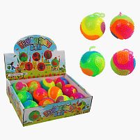 М`яч стрибун C 70429 ЦІНА ЗА 12 ШТУК В БЛОЦІ, підсвічування, пискавка, в коробці