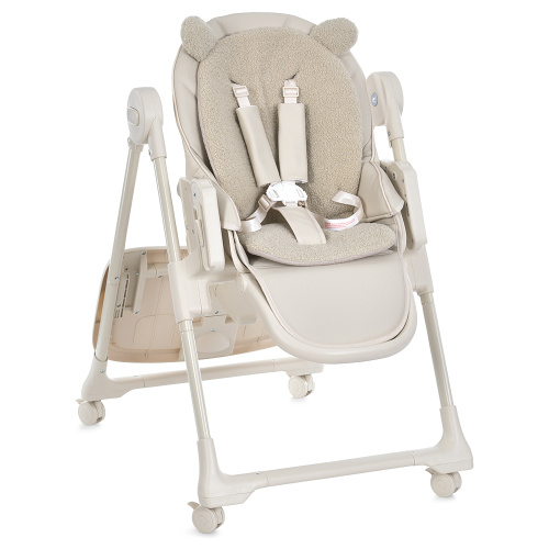Стільчик для годування немовлят El Camino ME 1037 CRYSTAL Bear Beige фото 5