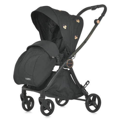 Коляска дитяча прогулянкова El Camino ME 1078 VERSA Clover Black фото 7