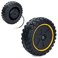Колесо для дитячого електромобіля Bambi Racer M 6256-F-EVA WHEEL (переднє, Ø34 см, ↔11 см, EVA, з редкутором: 12V, RPM13000)