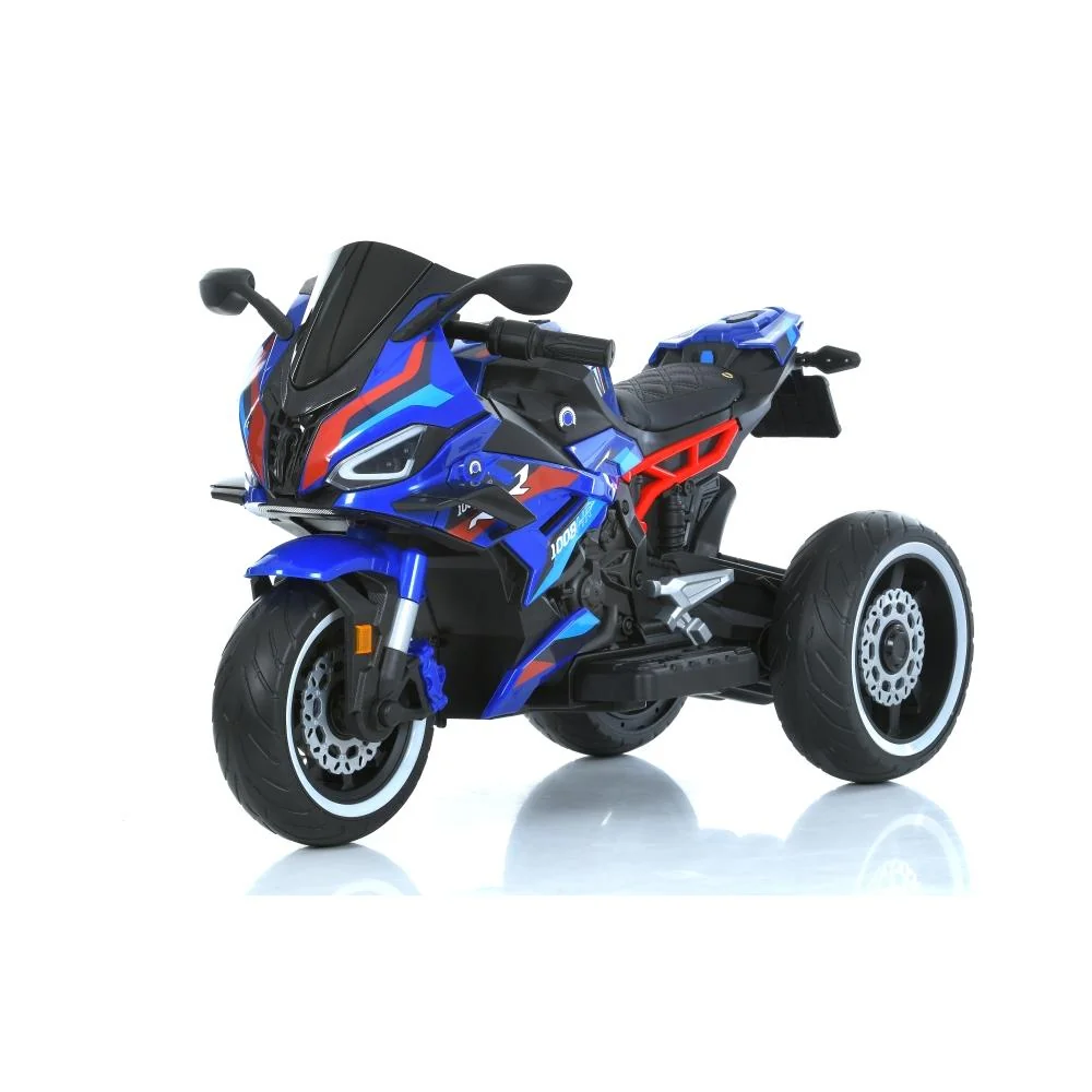 Електромотоцикл дитячий триколісн. Bambi Racer M 6143EL-4 (колеса передні Ø12.2", задні Ø12.6"/EVA, акк 12V/7Ah, мотор 2*12V/25W, до 7 км/г, до 30 кг) фото 2