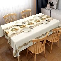 Скатертина-клейонка ПВХ 3-хшар. глянсова на ткан. основі Glossy 1.37*20м Stenson MA-5382