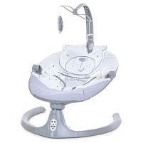 Крісло-шезлонг для немовлят з електро-заколисуванням El Camino ME 1116 CUTE Gray (механізм гойдання: поворотний)