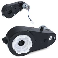 Рульовий редуктор для дитячого електромобіля в зборі з мотором Bambi Racer M 6313-ST GEAR(24V) (24V, 3000RPM, вісь: Ø12 мм, ↔ 19 см)
