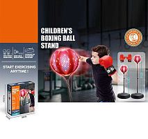 Боксерський набір 777-778 AD підсвічування, максимальна висота - 125 см, рукавички, насос, в коробці