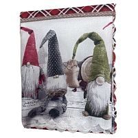 Скатертина "New Year's Gnome" 150*220см Stenson M50076-220
