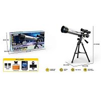 Телескоп 1002-1 2 додаткові лінзи, штатив, інструкція, допоміжний об’єктив, в коробці