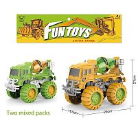 Спецтехніка 8802 2 кольори, 29х16,5х21 см, рухомі елементи, в пакеті