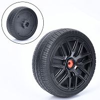 Колесо для дитячого електромобіля Bambi Racer M 5112-EVA WHEEL (заднє та переднє однакові, Ø24.5 см, ↔9 см, EVA, адаптер під редуктор)