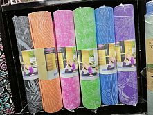 Килимок для йоги C 40246 розмір 61х173 см, товщина 0.6 см, у плівці, ВИДАЄТЬСЯ ТІЛЬКИ МІКС ВИДІВ