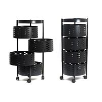 Етажерка на колесах "Sphere" 4яр 33*81см Stenson R100102-BL
