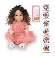 Лялька AFD 8866-45 S висота: 52 см, функціональна, гумова, звуки, прошите волосся, аксесуари, в коробці