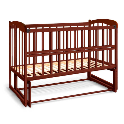 Ліжечко дерев`яних. маятник - відкидний, "Комета" вільха - колір шоколад