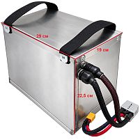 Картинка  Акумулятор електроскутера, безперебійника e-Volt 722683 (Li-Ion, 13S/48V/119.9Ah/5767Wh, Smart BMS 150A, 19*29 см/висота: 22.5 см) магазин cd-market