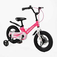 Велосипед дитячий двоколісний Corso MT-14994 «Monti» (колеса Ø14"/гума, рама: магній, допоміжні колеса, гальмо ручне, від 3 років)