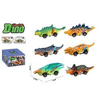 Набір машин KZ 958-1211 D “Динозавр”, 6 штук, довжина 13 см, інерція, в коробці, ВИДАЄТЬСЯ ТІЛЬКИ МІКС ВИДІВ