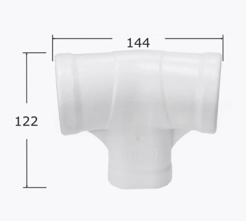 З'єднувач каркаса Intex 12802 (T-подібний, до каркасних круглих басейнів серії Prism Frame Ø396, Ø427, Ø457, Ø488 см) фото 4