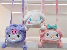 Сумочка M 18606 3 види, герой, 1 відділ, затяжка-помпони, регульований ремінець, ВИДАЄТЬСЯ ТІЛЬКИ МІКС ВИДІВ