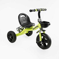 Велосипед дитячий триколісний Best Trike BS-11823 (колеса: переднє Ø10"/задні Ø8"/EVA, рама сталь, кошик, тримач з пляшкою, до 25 кг)