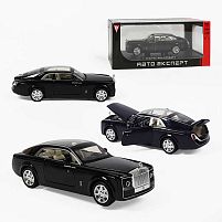 Машинка RS-87412 "Авто Експерт", 2 кольори, металопластик, 1:24, звук, світло, інерція, відчиняються двері, багажник та капот, в коробці