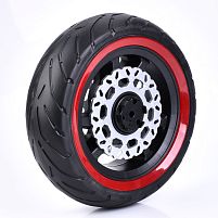 Колесо для дитячого електромотоцикла Bambi Racer M 6142-F-EVA WHEEL (переднє, Ø33 см/↔10 см/EVA)