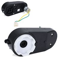 Редуктор колеса в зборі з мотором для дитячого електромотоцикла Bambi Racer M 6264-GEAR BOX (12V, RPM15500, отвір під вісь: Ø12 мм, ↔17 см)