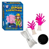 Набір для експериментів "Дерево в кристалах" 10114173У "Ранок", розчин, основа, в коробці