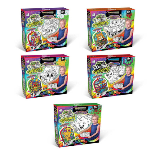 Рюкзак-розмальовка "My Color BagPack" СВР-01-01,02,03,04,05 (5) "Danko Toys"