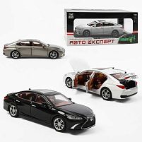Машинка 1140-01 "Авто Експерт", 3 кольори, металопластик, 1:24, звук, світло, інерція, відчиняються двері, у коробці, ВИДАЄТЬСЯ ТІЛЬКИ МІКС ВИД