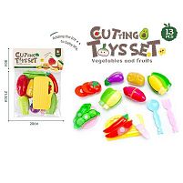 Продукти на липучці 2208 A7 дошка, ніж, тарілка, ложка, вилка, в пакеті