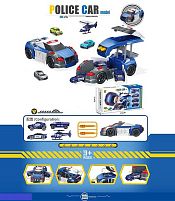 Парковка P 976 A 3 машинки, гелікоптер, запускач, 2 рівні, в коробці