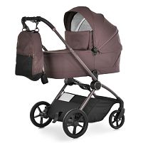 Коляска дитяча прогулянкова El Camino ME 1091-2 Cocoa Brown (розкл. 60*93*104 см, склад. 50*60*78 см, колеса: передні 7.1"/задні 9.6"/PU, до 22 кг)